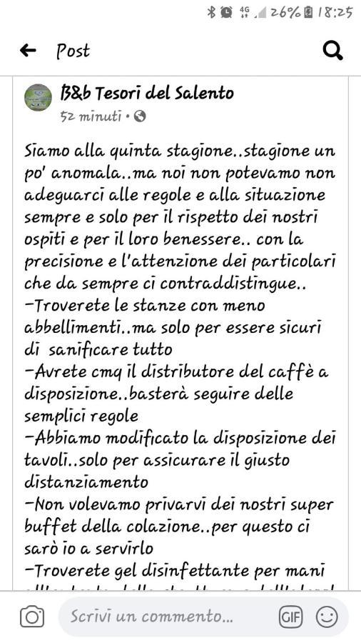 Tesori Del Salento Hotel Alliste Bagian luar foto